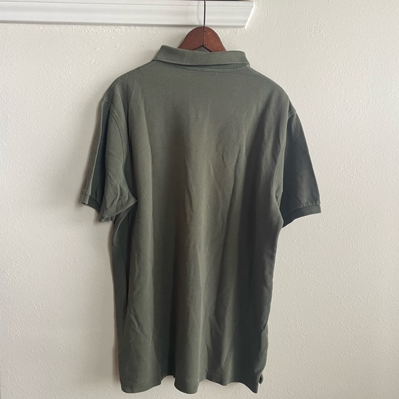 J. Crew Olive Repp Polo Shirt - Tall - Picture 3 of 3